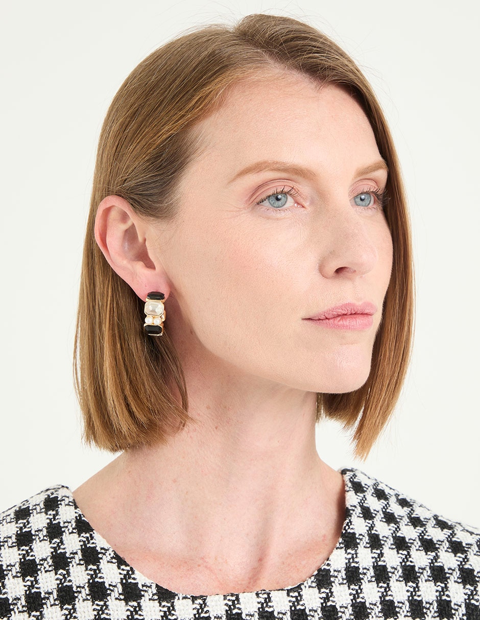 Aretes con acabado brillante 4