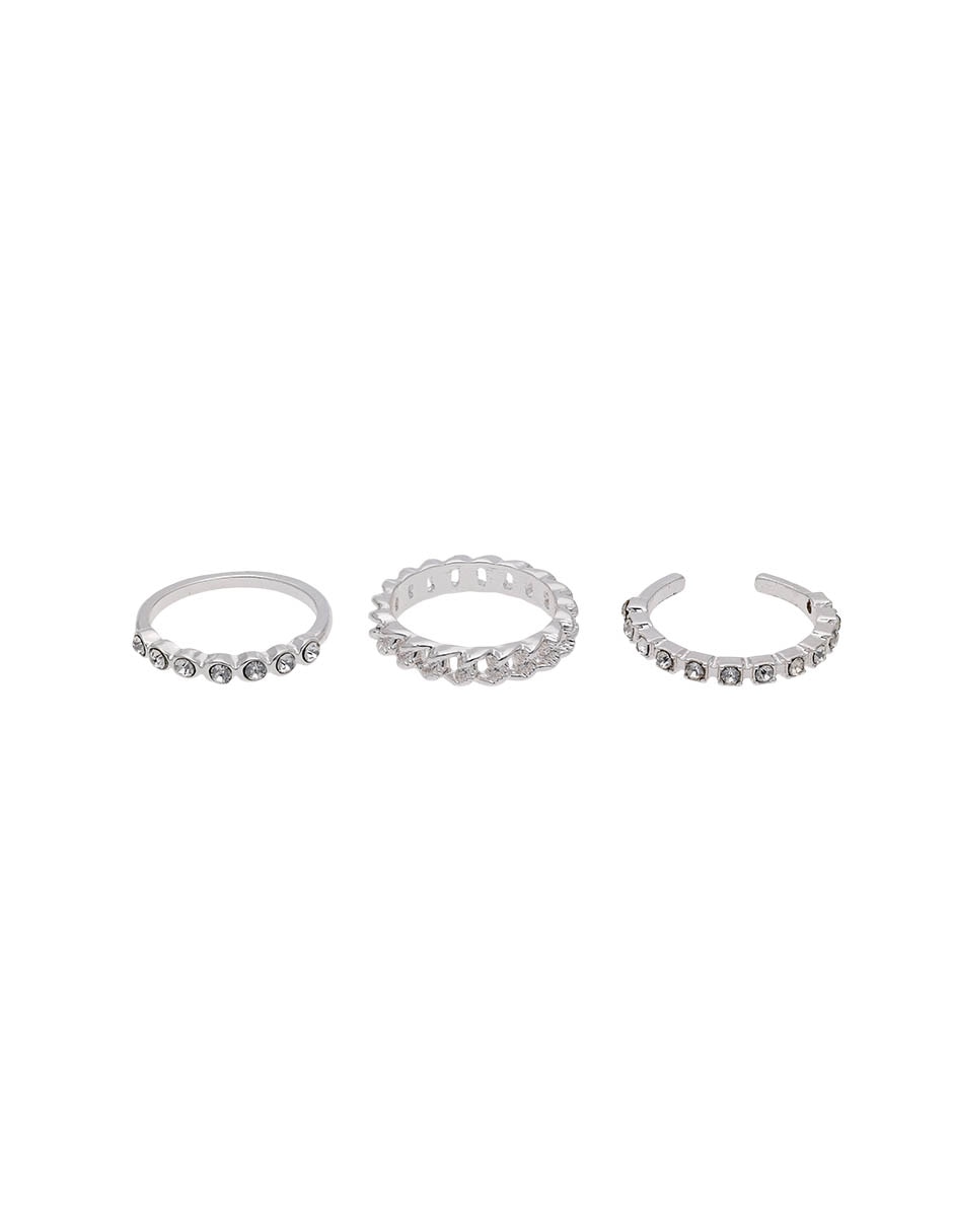Set anillo redondo brillante Set anillo redondo brillante