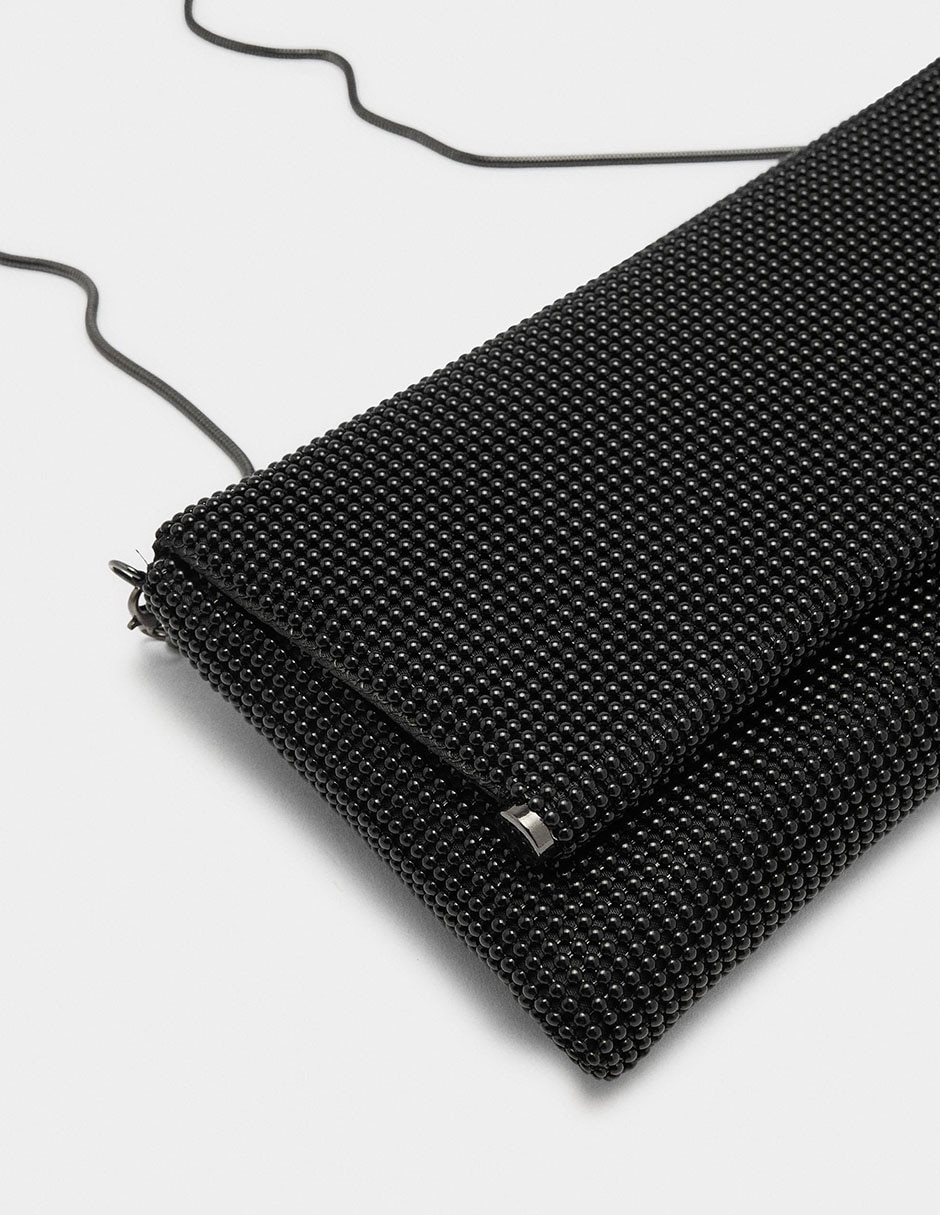 Bolsa clutch Parfois New Mesh para mujer