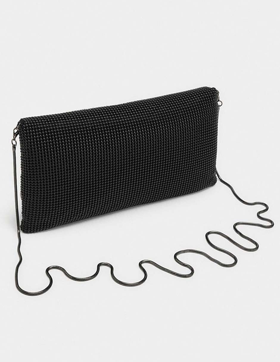 Bolsa clutch Parfois New Mesh para mujer