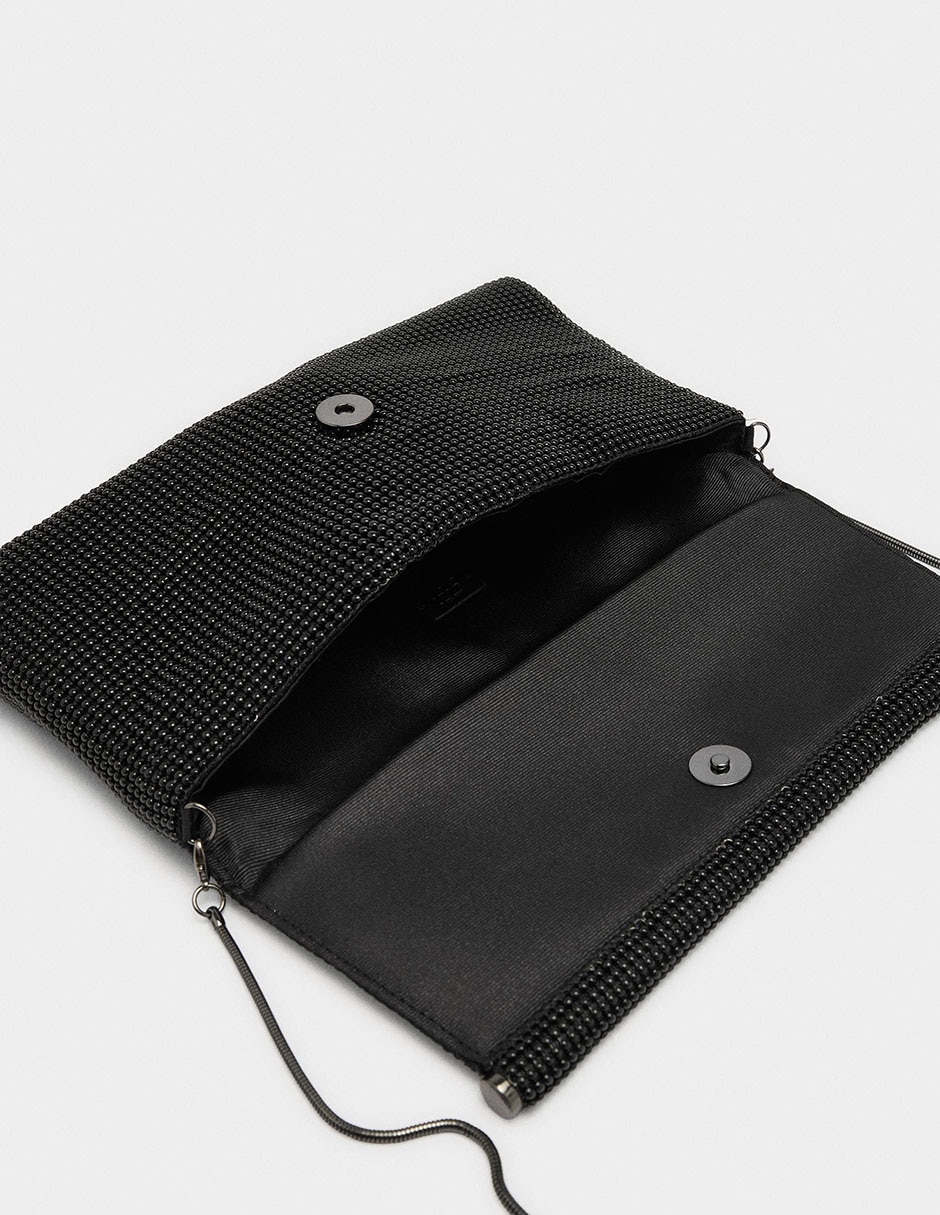 Bolsa clutch Parfois New Mesh para mujer