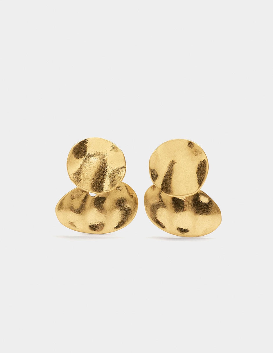 Aretes de aro Golden Basics