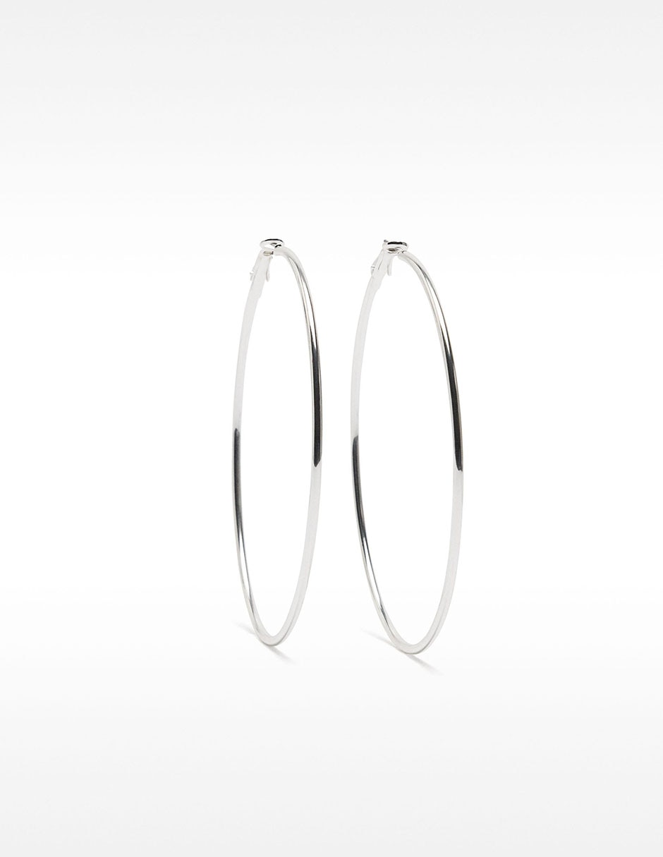 Aretes de aro Permanent - Rotative Jewellery