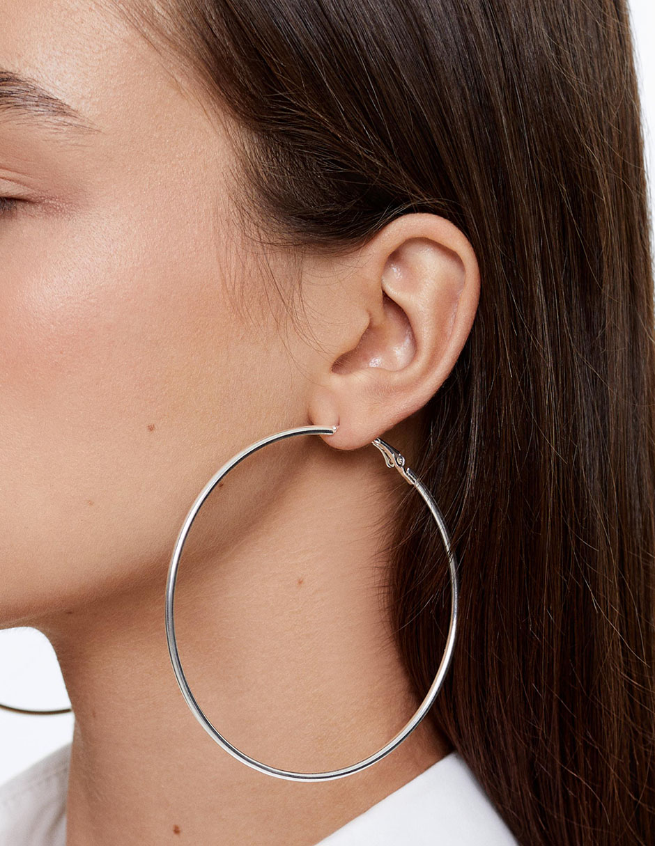 Aretes de aro Permanent - Rotative Jewellery 2