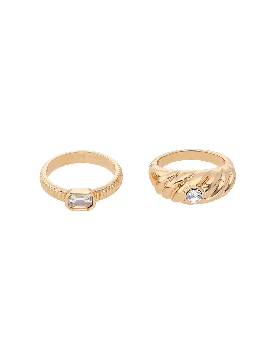 Set anillo brillante