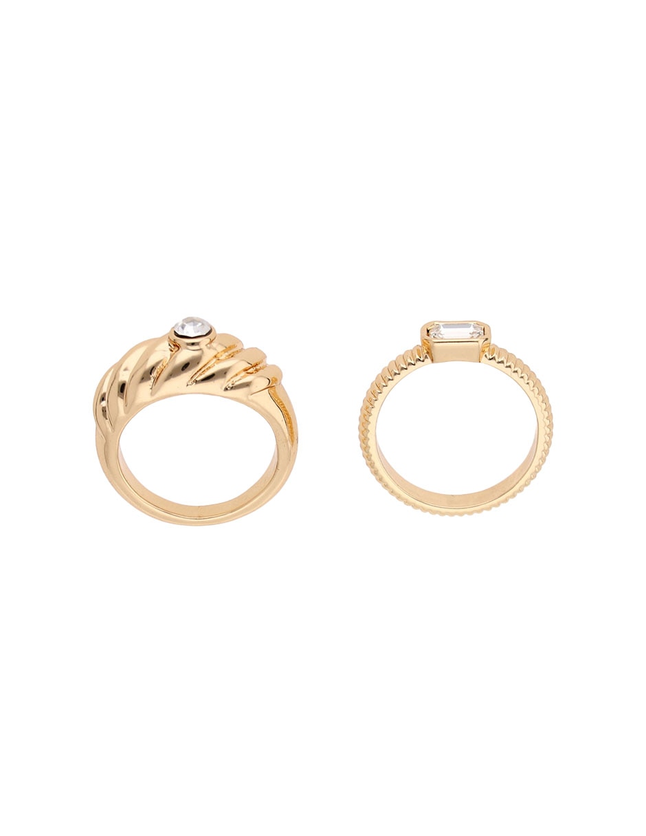 Set anillo brillante 4