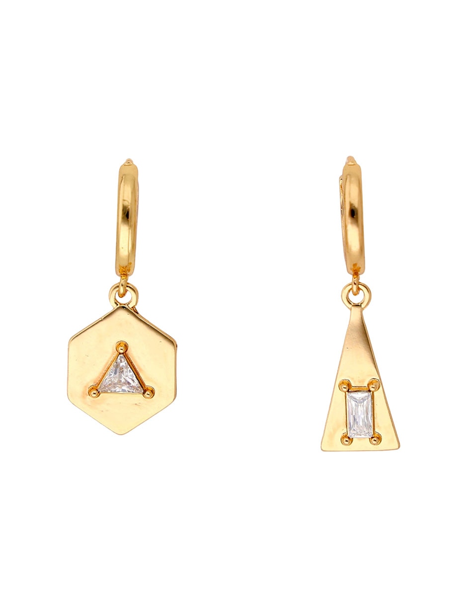 Aretes con acabado brillante