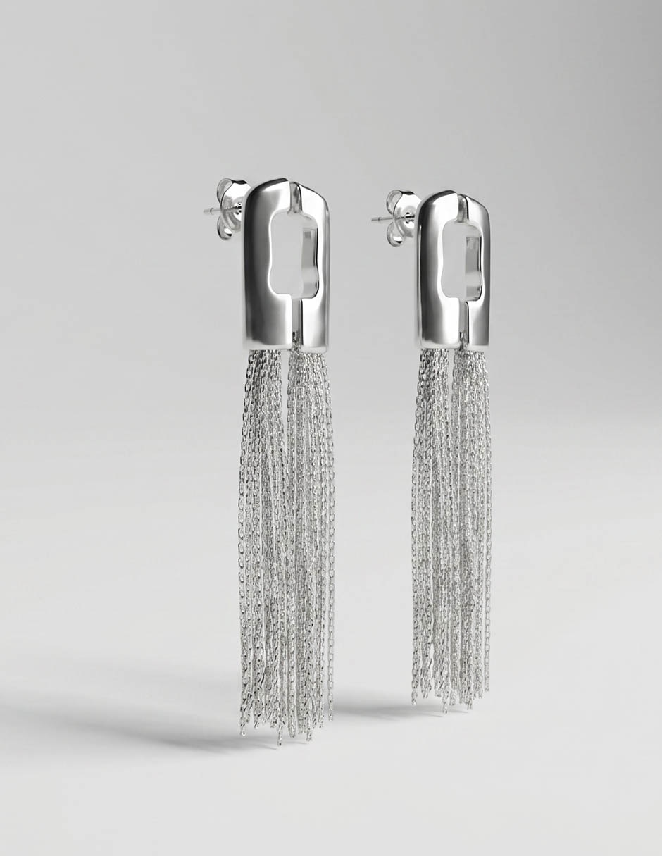 Aretes Largos De Cascada 3