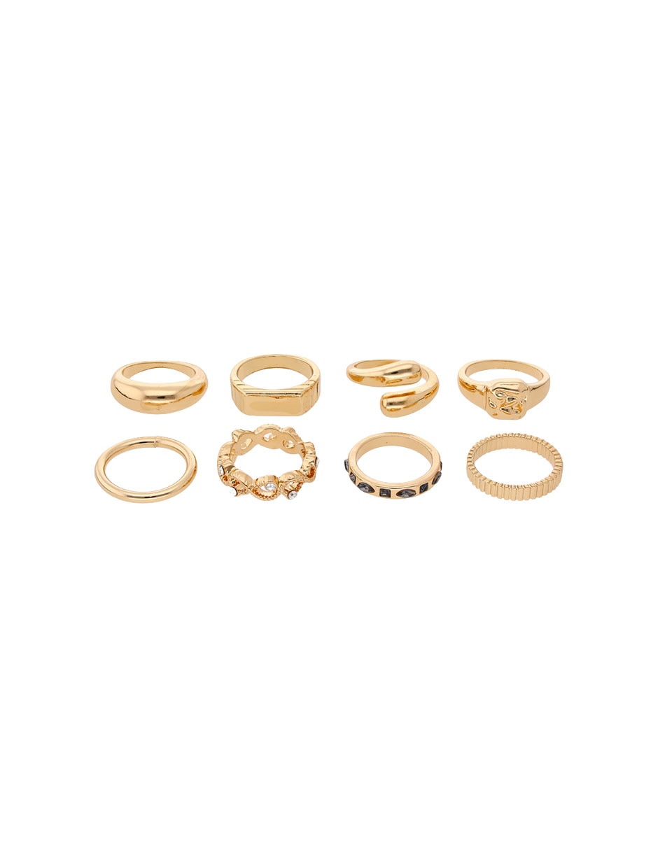 Set anillo brillante
