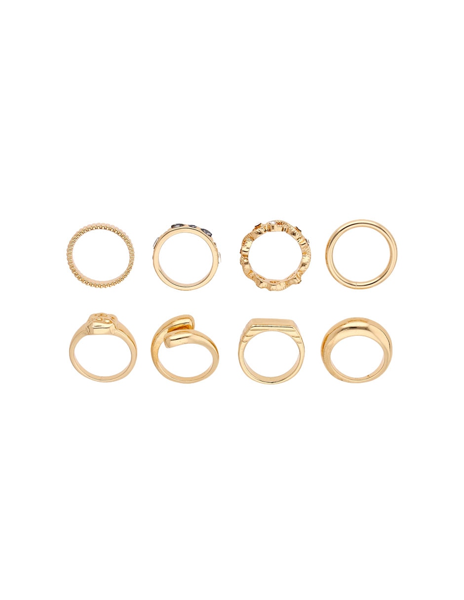 Set anillo brillante 4