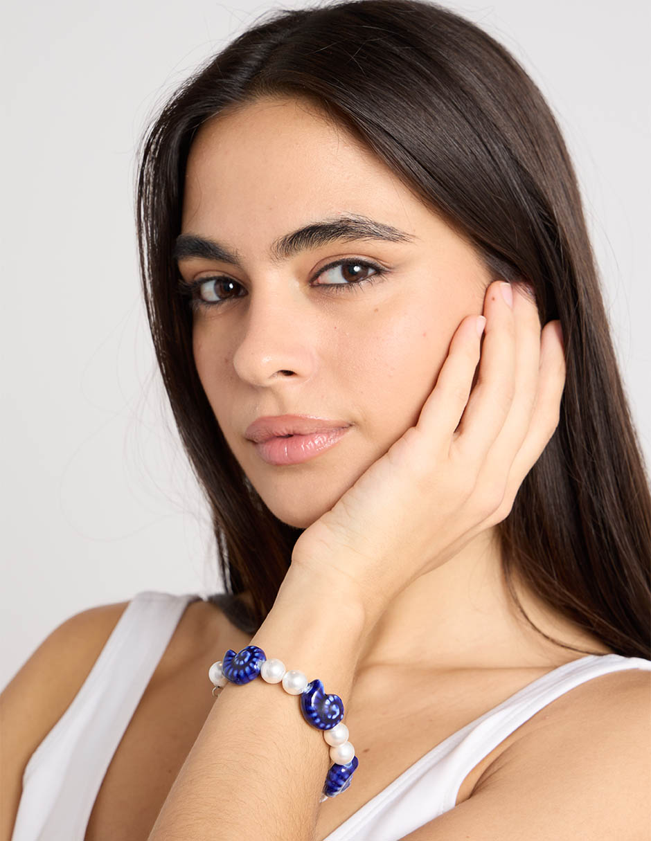 Pulsera Map Con Acabado Brillante