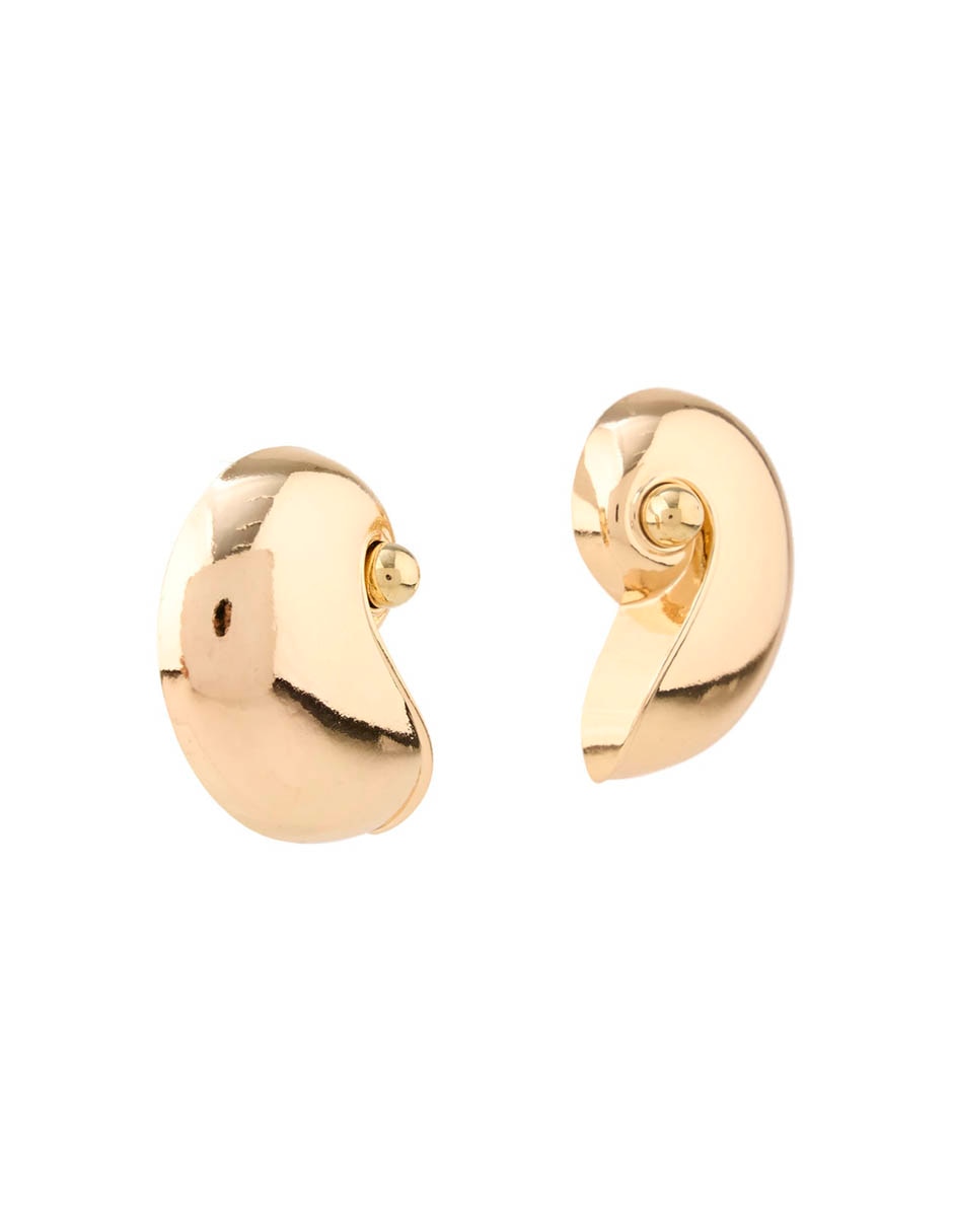 Aretes Largos Con Acabado Brillante