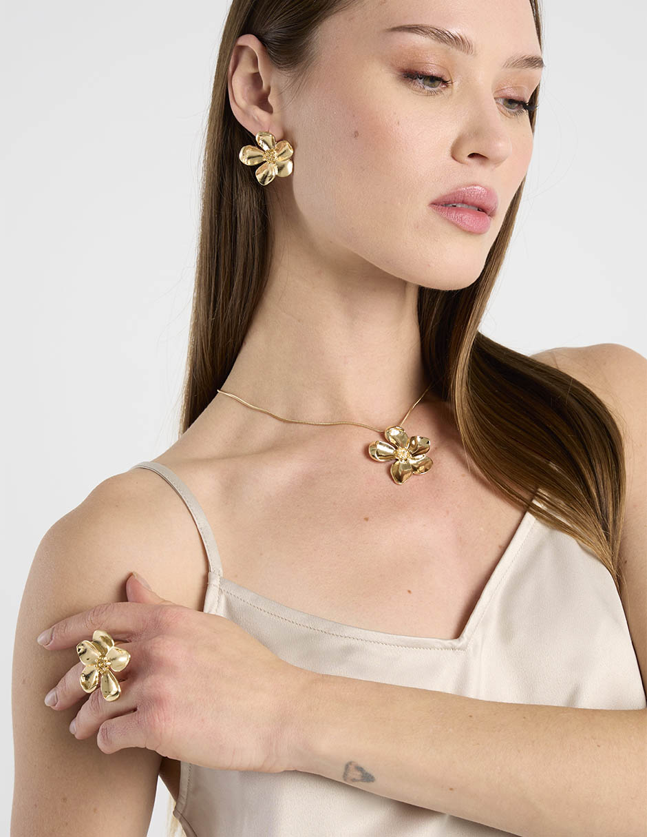Set de collar y aretes Map