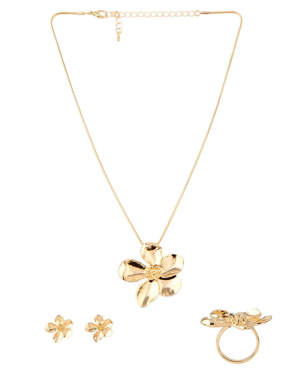 Set de collar y aretes