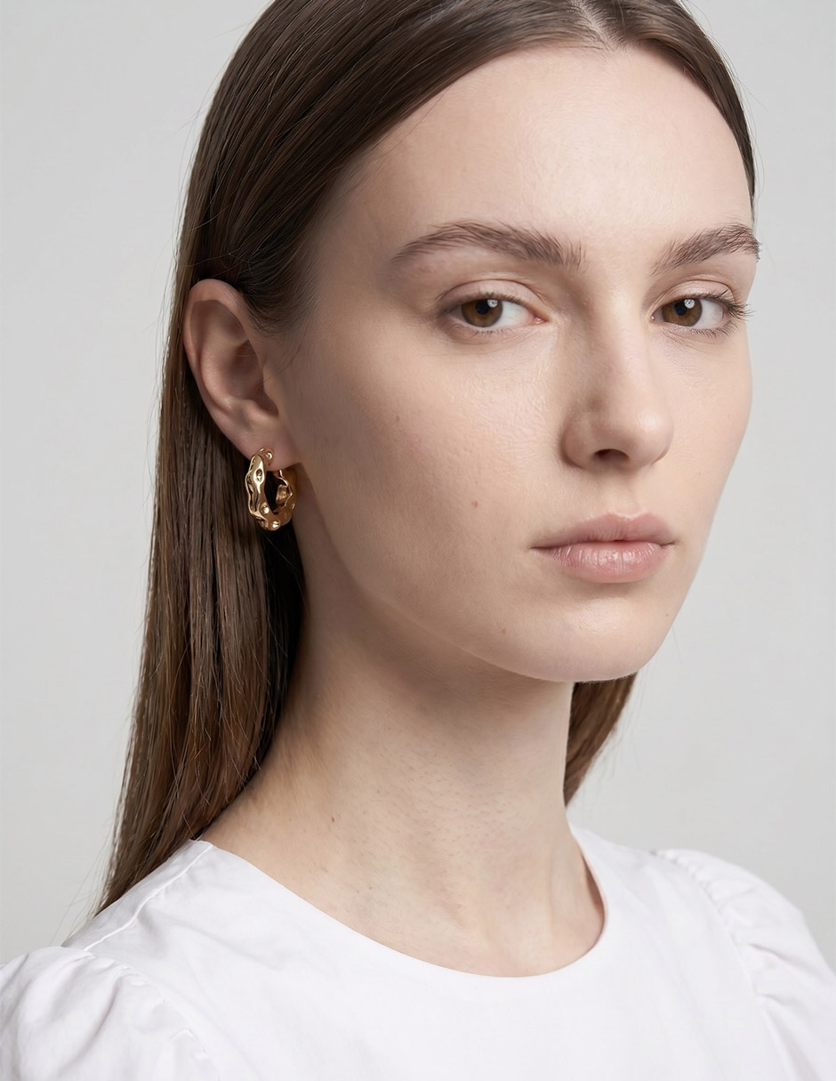 ARETES MAP MA2604-19 PLÁSTICO-MET, ORO