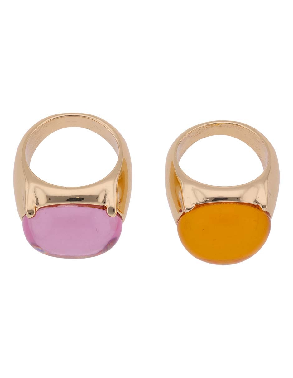 Set anillo pavé 4