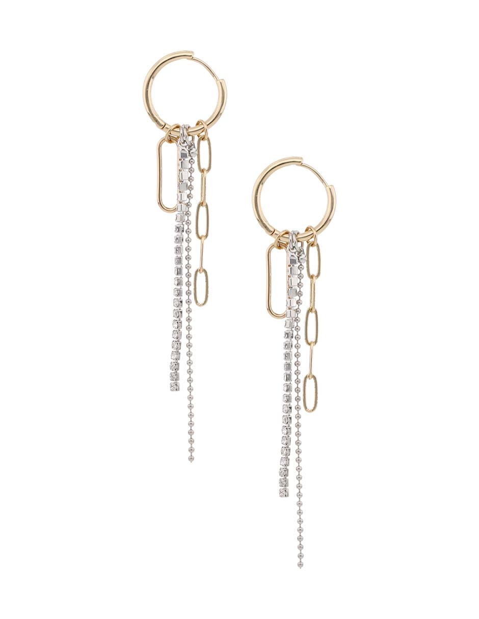 Aretes con acabado brillante