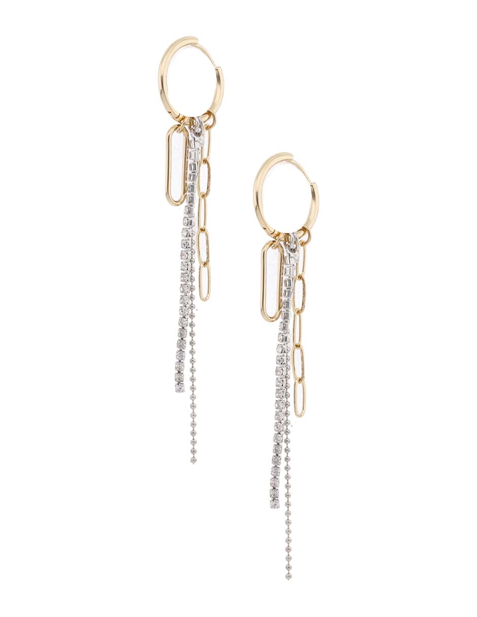 Aretes con acabado brillante 2