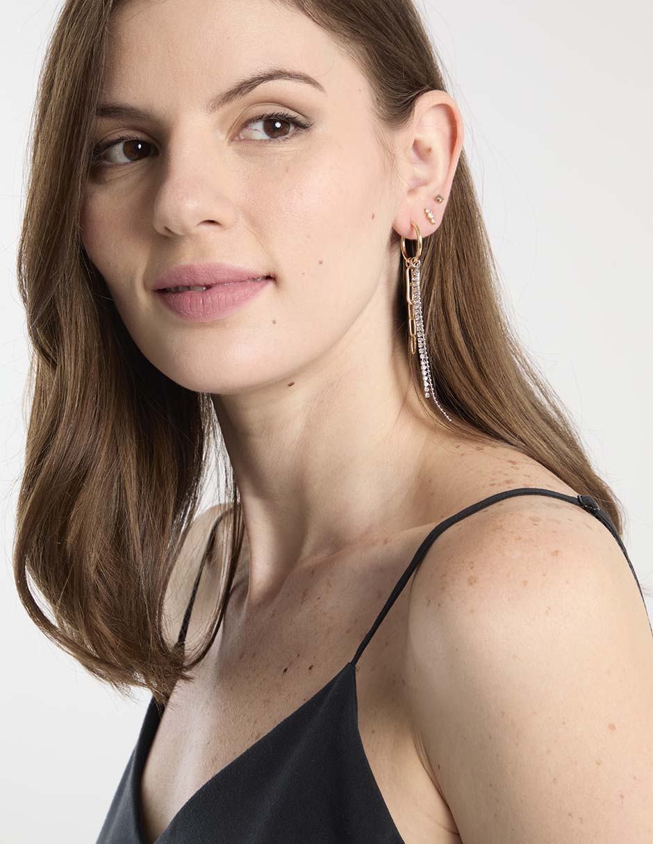 Aretes con acabado brillante 4
