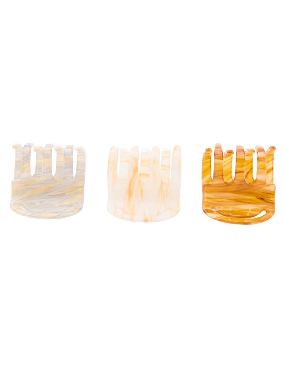 Set de pinzas para el cabello de plástico Map