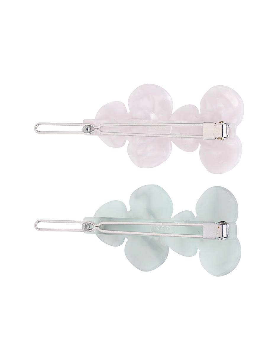 Set de broches para cabello acabado brillante