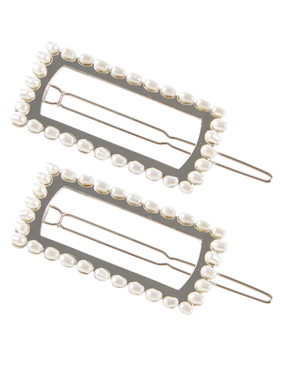 Set de broches para cabello Map con acabado brillante