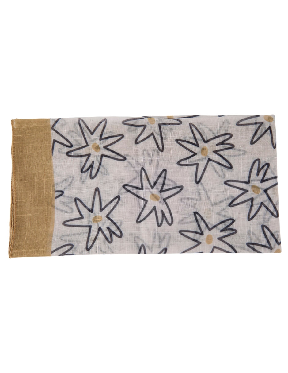 Mascada Con Estampado Floral Para Mujer 2