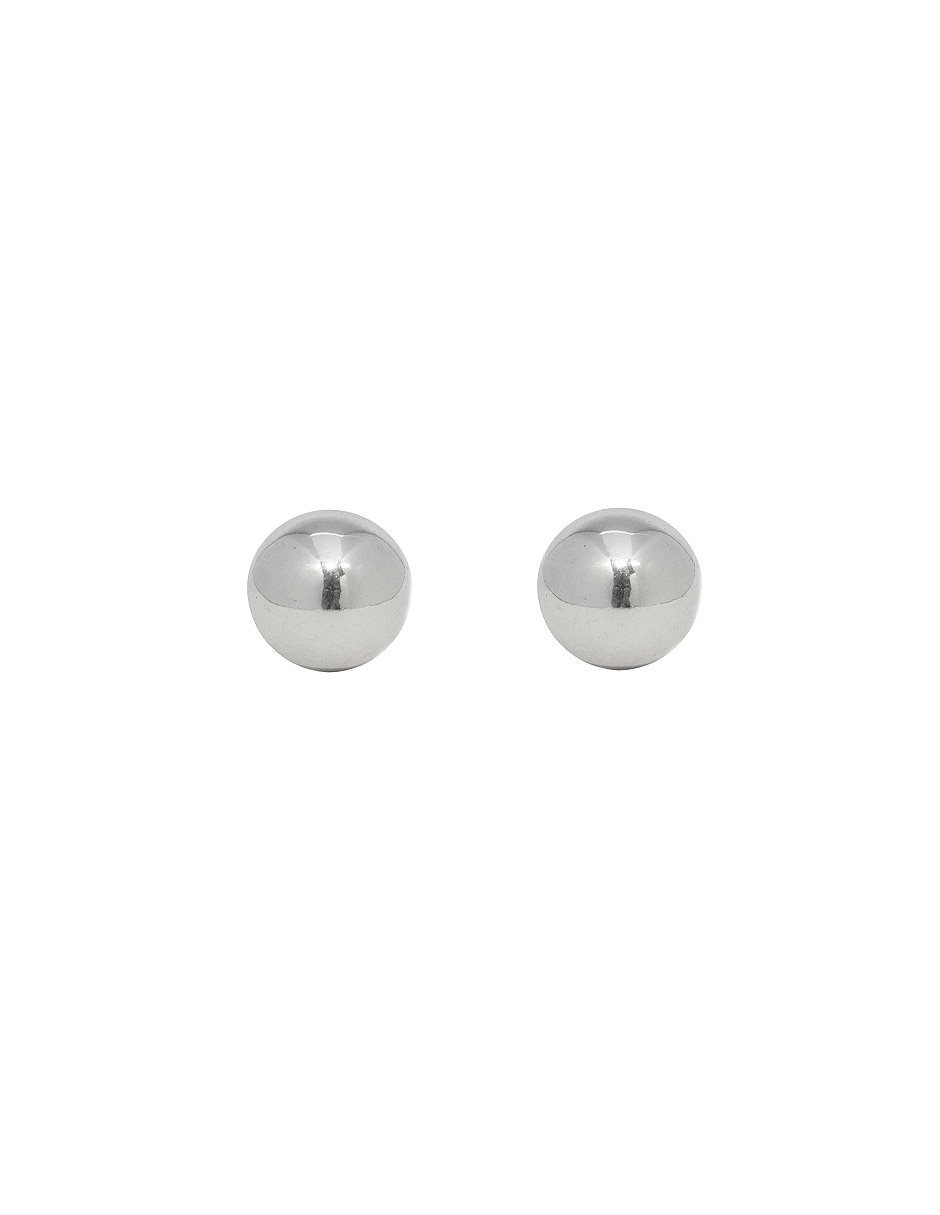 Aretes de esfera con acabado lustre Aretes de esfera con acabado lustre
