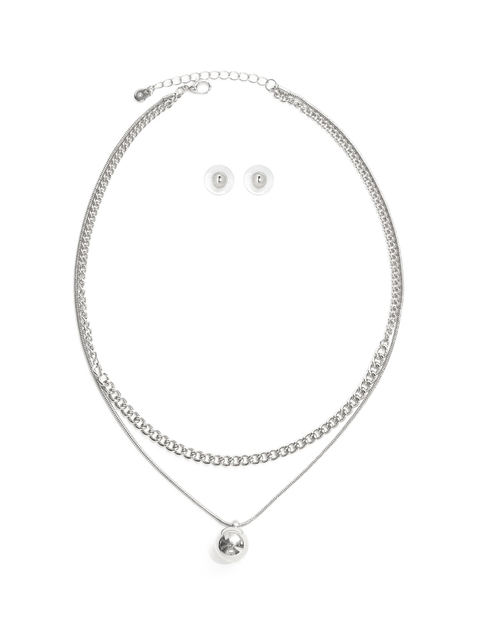 Set de collar y aretes