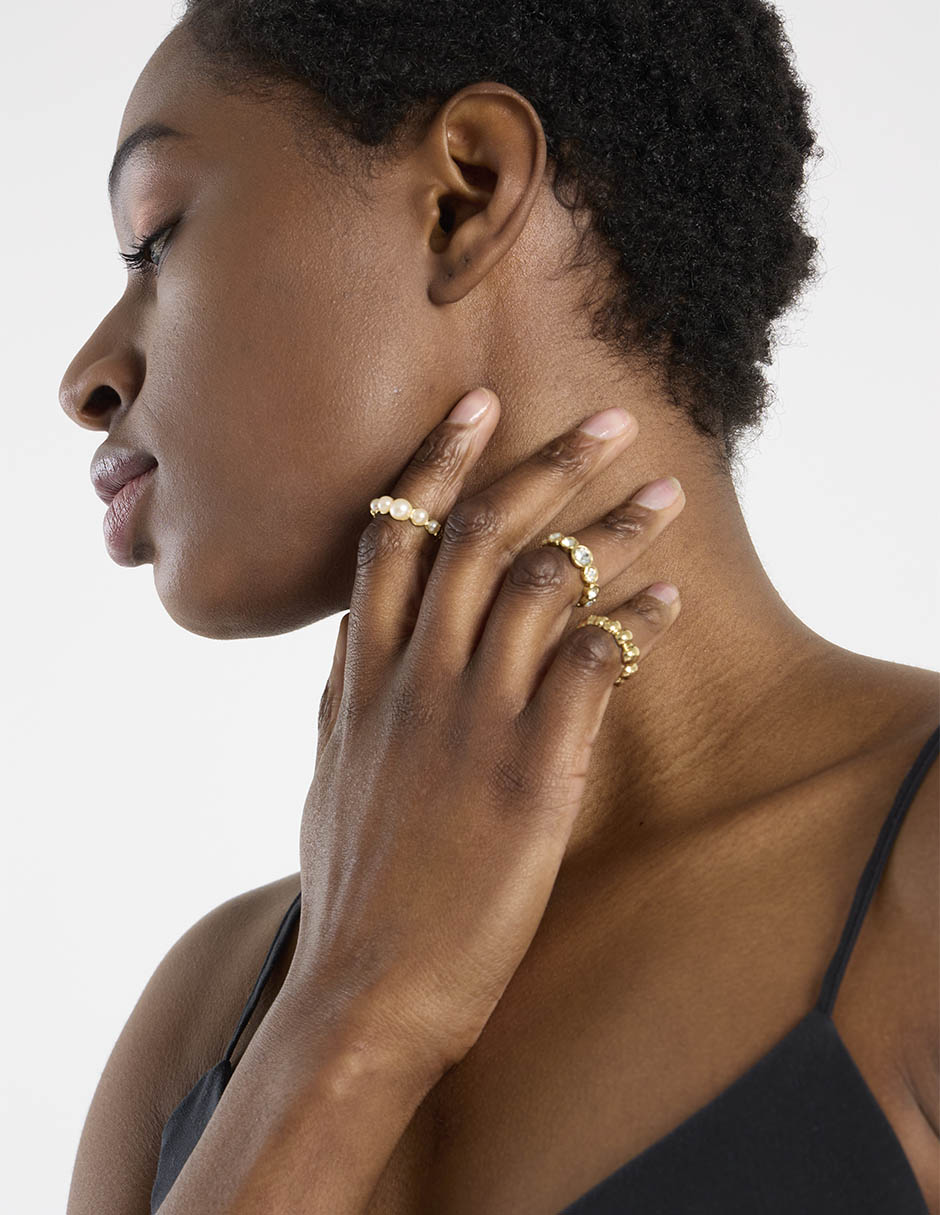 Set anillo Map brillante