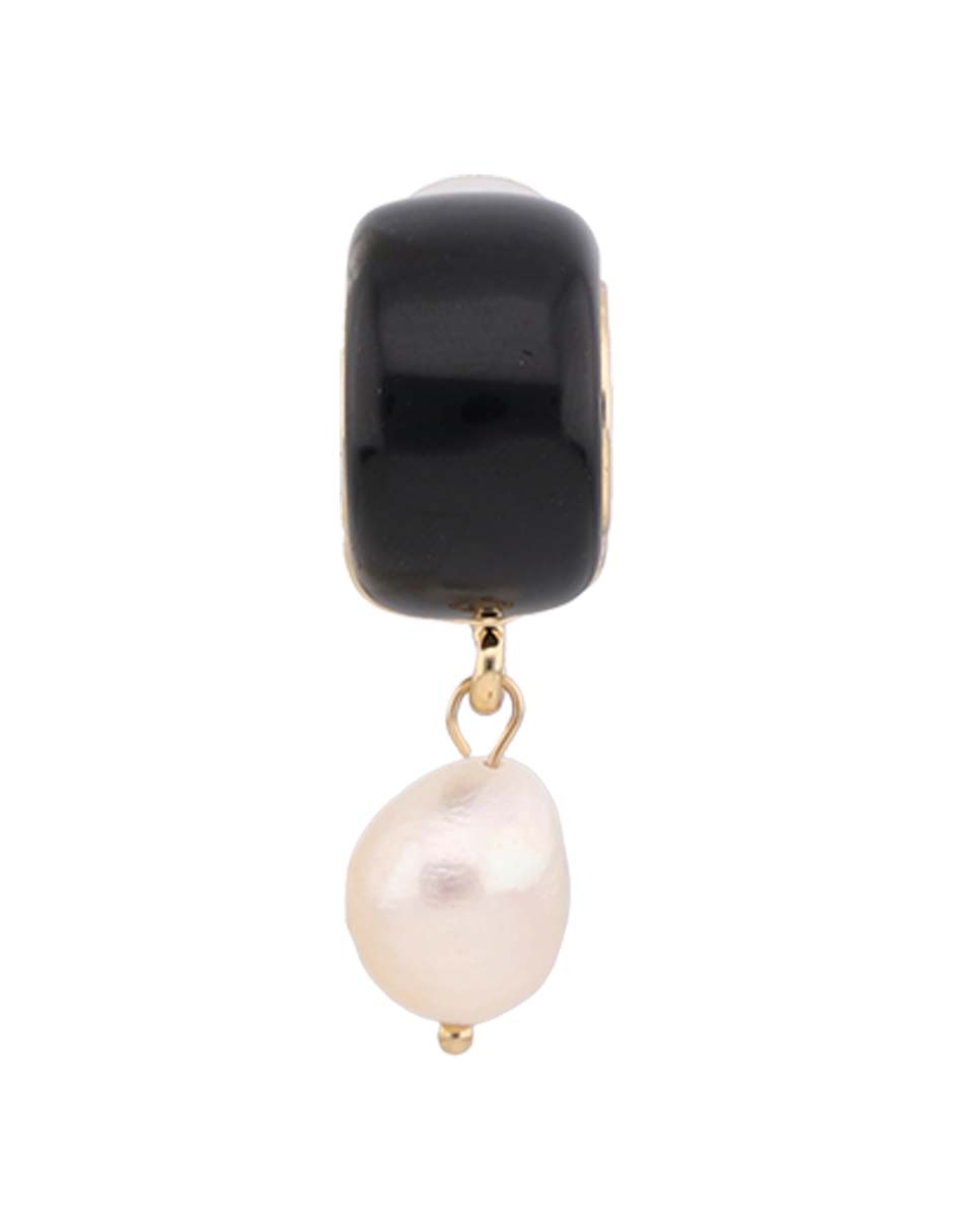Aretes largos Lieb con acabado brillante