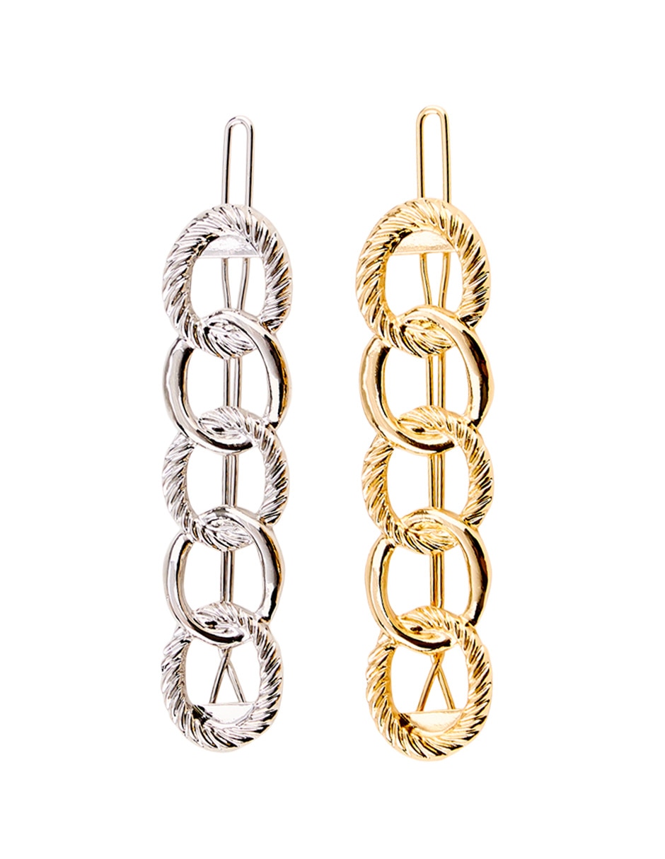 Set broche para cabello Lieb con acabado brillante