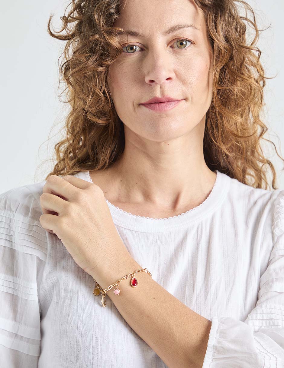 Pulsera map acabado brillante 3
