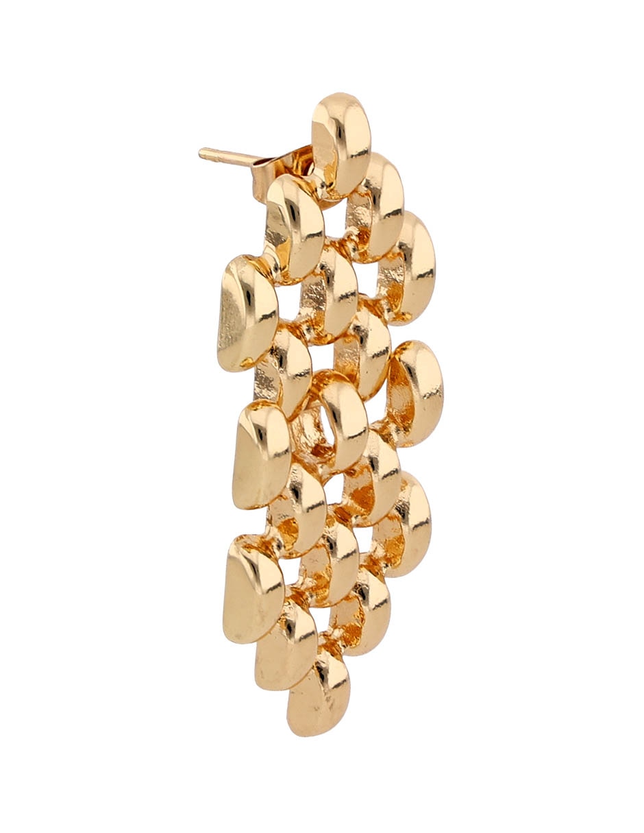 Aretes largos con acabado brillante 2