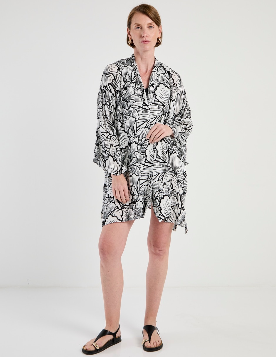 Salida de playa kimono para mujer 7