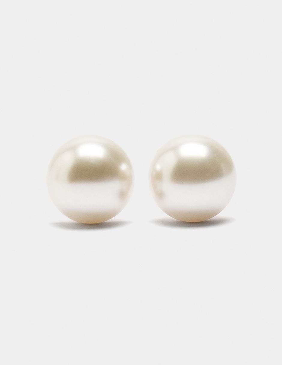 Aretes Stay Mixed con acabado pulido