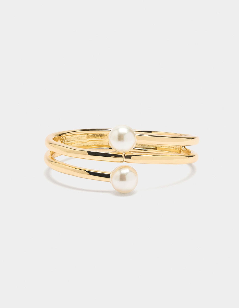 Pulsera con perla Stay Classy acabado brillante Pulsera con perla Stay Classy acabado brillante
