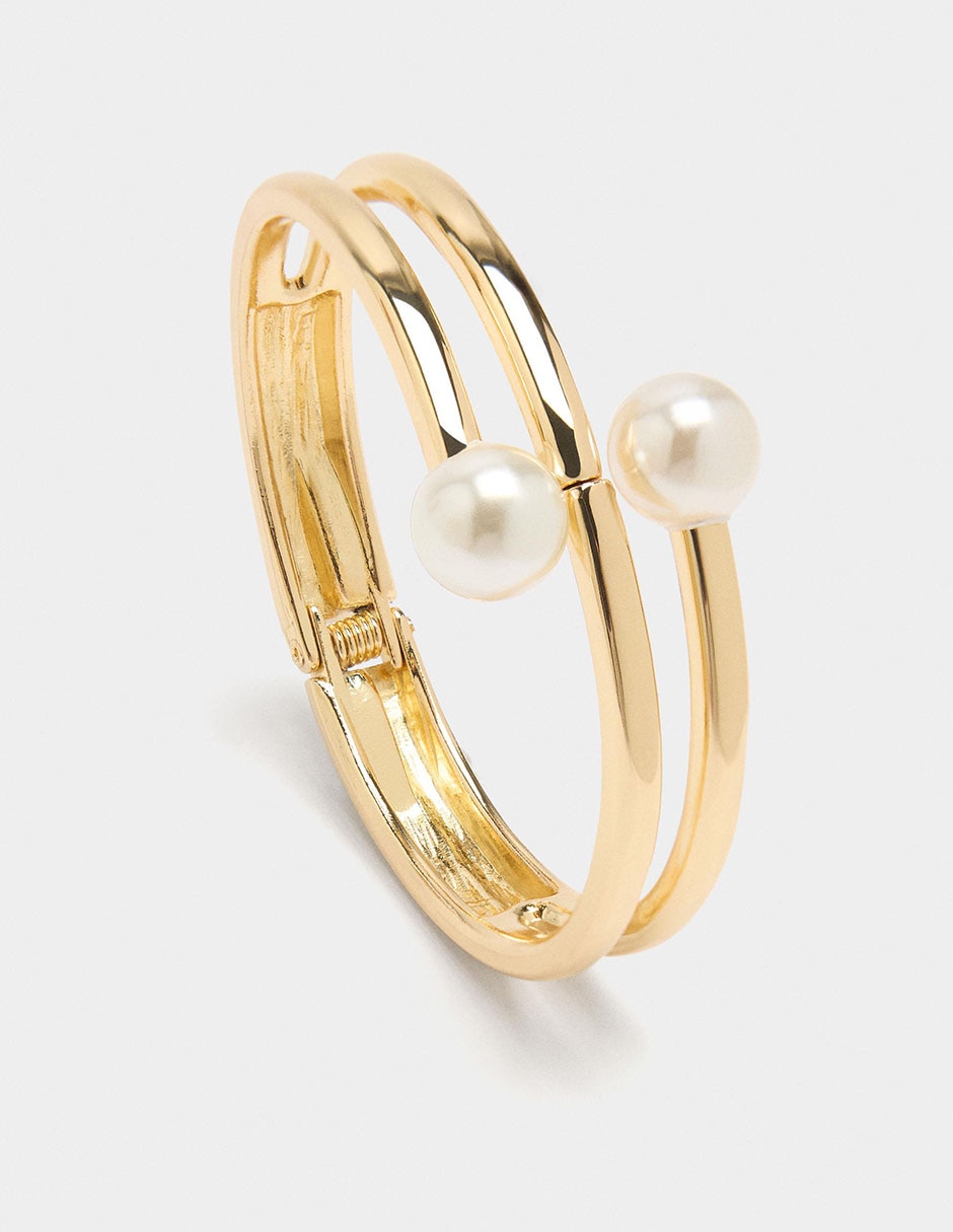 Pulsera con perla Stay Classy acabado brillante 2