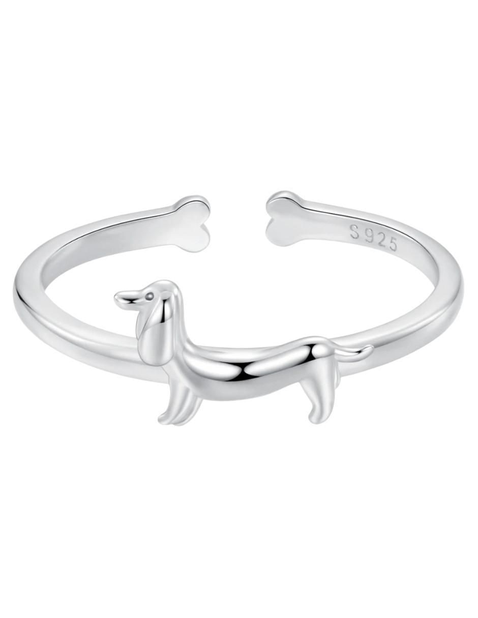Anillo de perro Pets P 925 de plata pulido Anillo de perro Pets P 925 de plata pulido