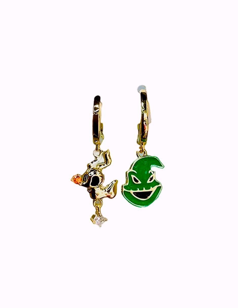 Set de aretes Jack With Zero 10 K con acabado pulido 2