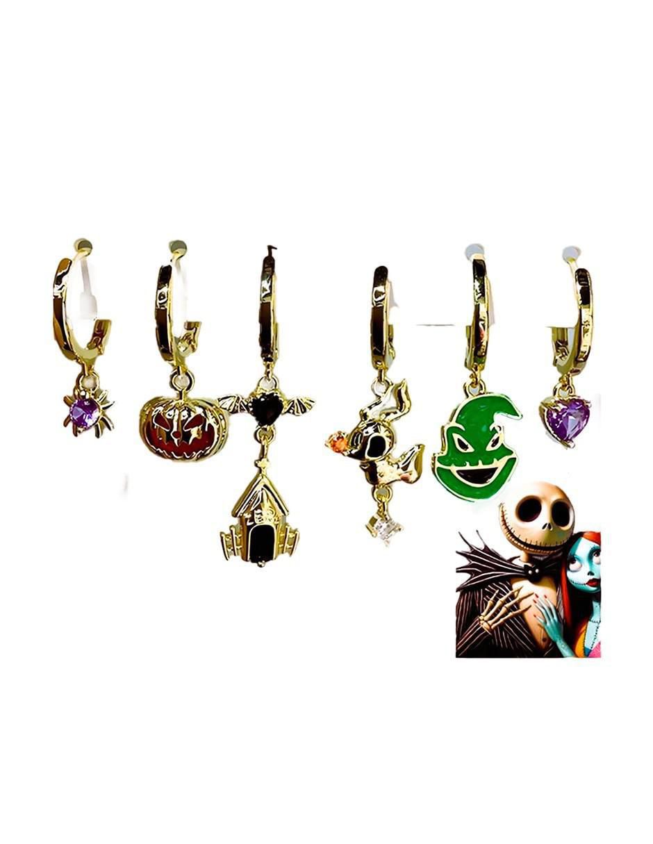 Set de aretes Jack With Zero 10 K con acabado pulido 3