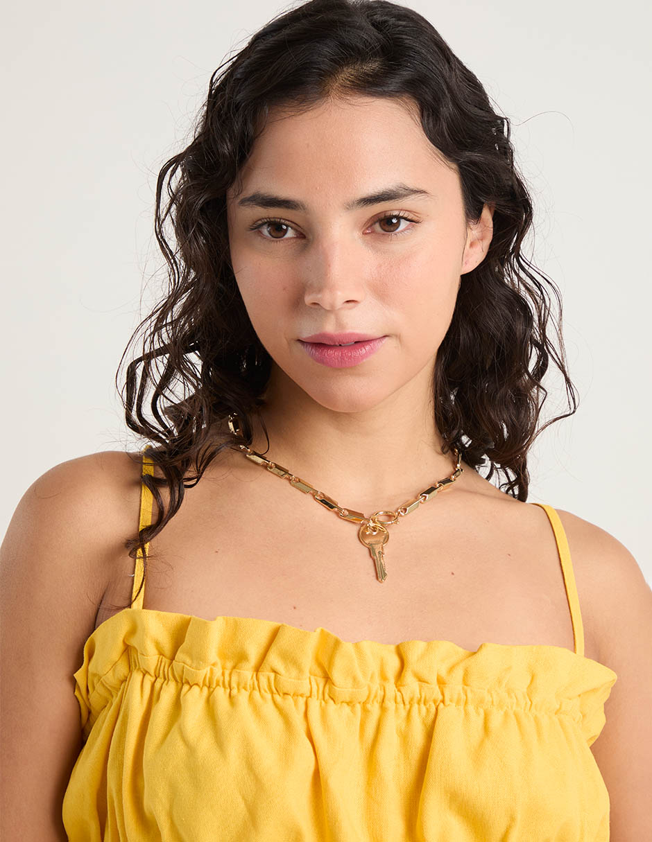 Collar con dije de llave 5