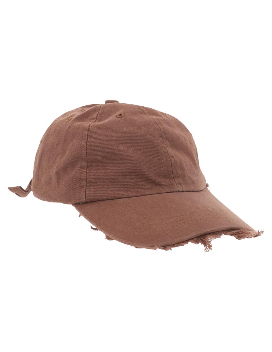 Gorra con visera curva hebilla para adulto