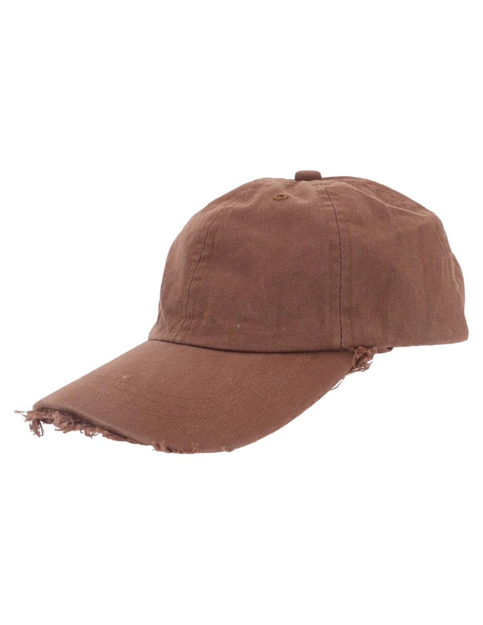 Gorra con visera curva hebilla para adulto