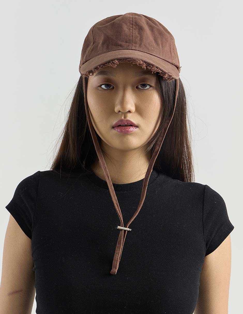 Gorra visera curva hebilla casual para mujer 6