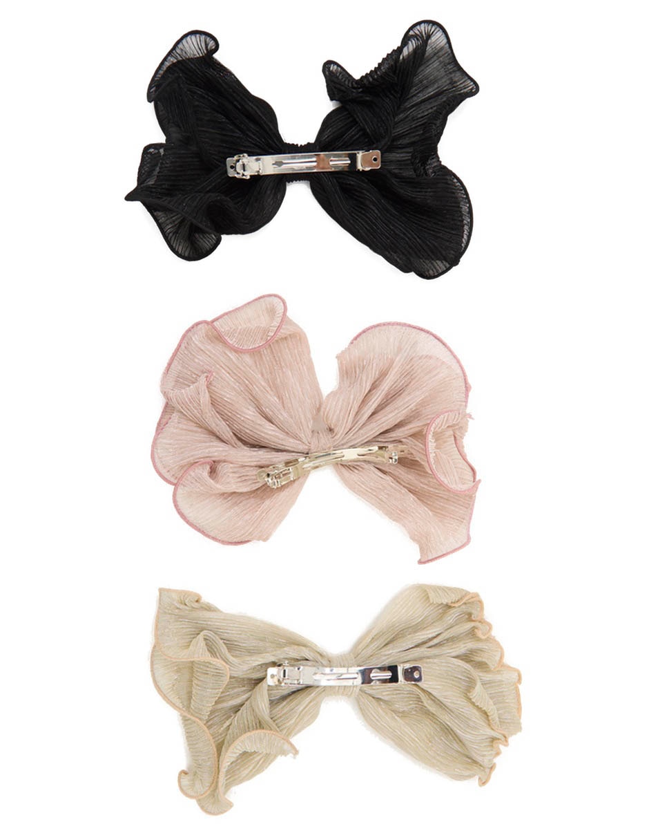 Set broche para cabello That's It con acabado acanalado