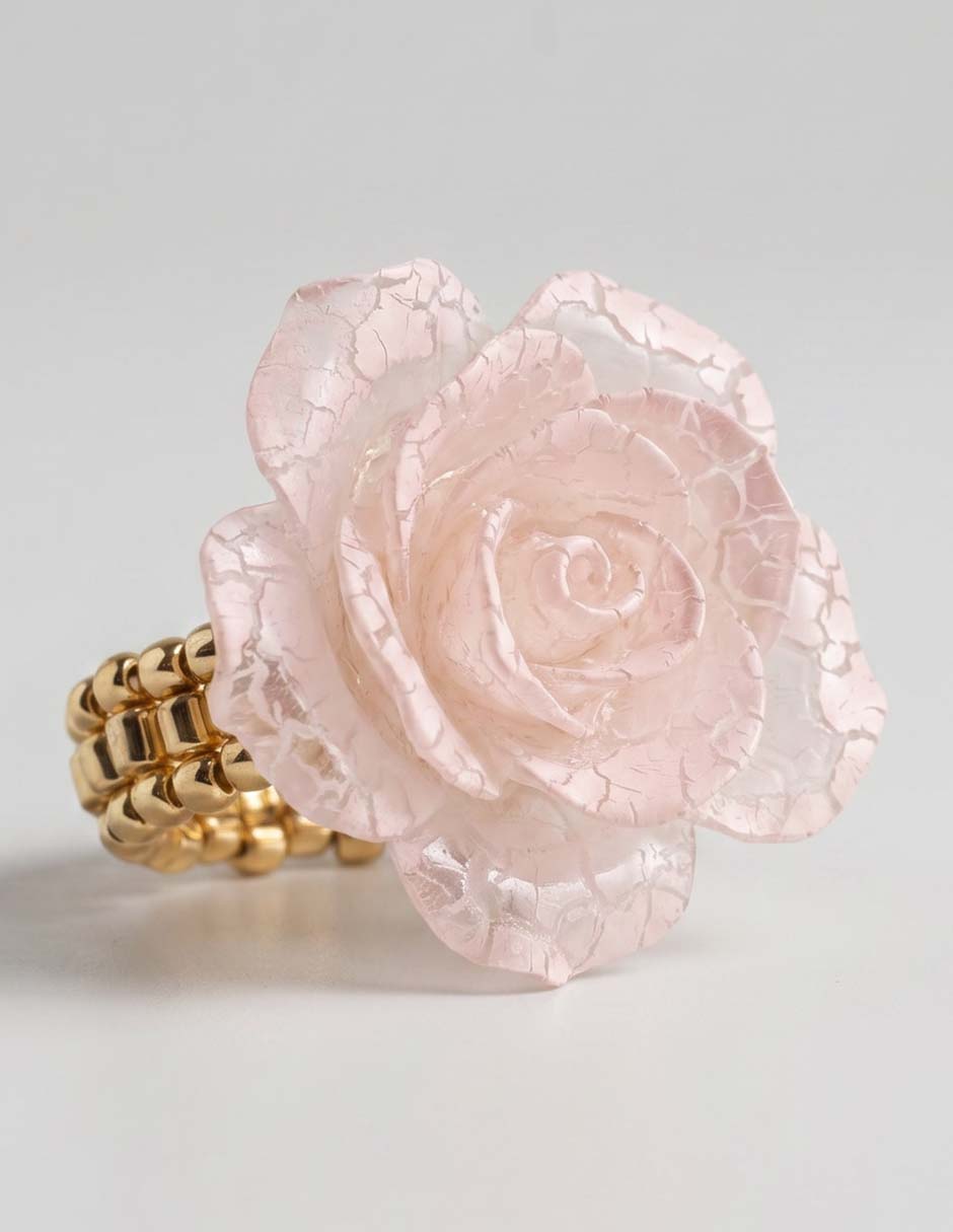 Anillo de flor brillante 1