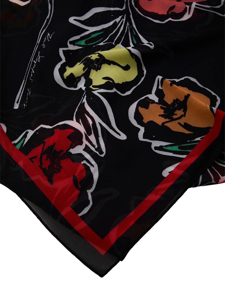 Pashmina Karl Lagerfeld Paris con estampado floral para mujer