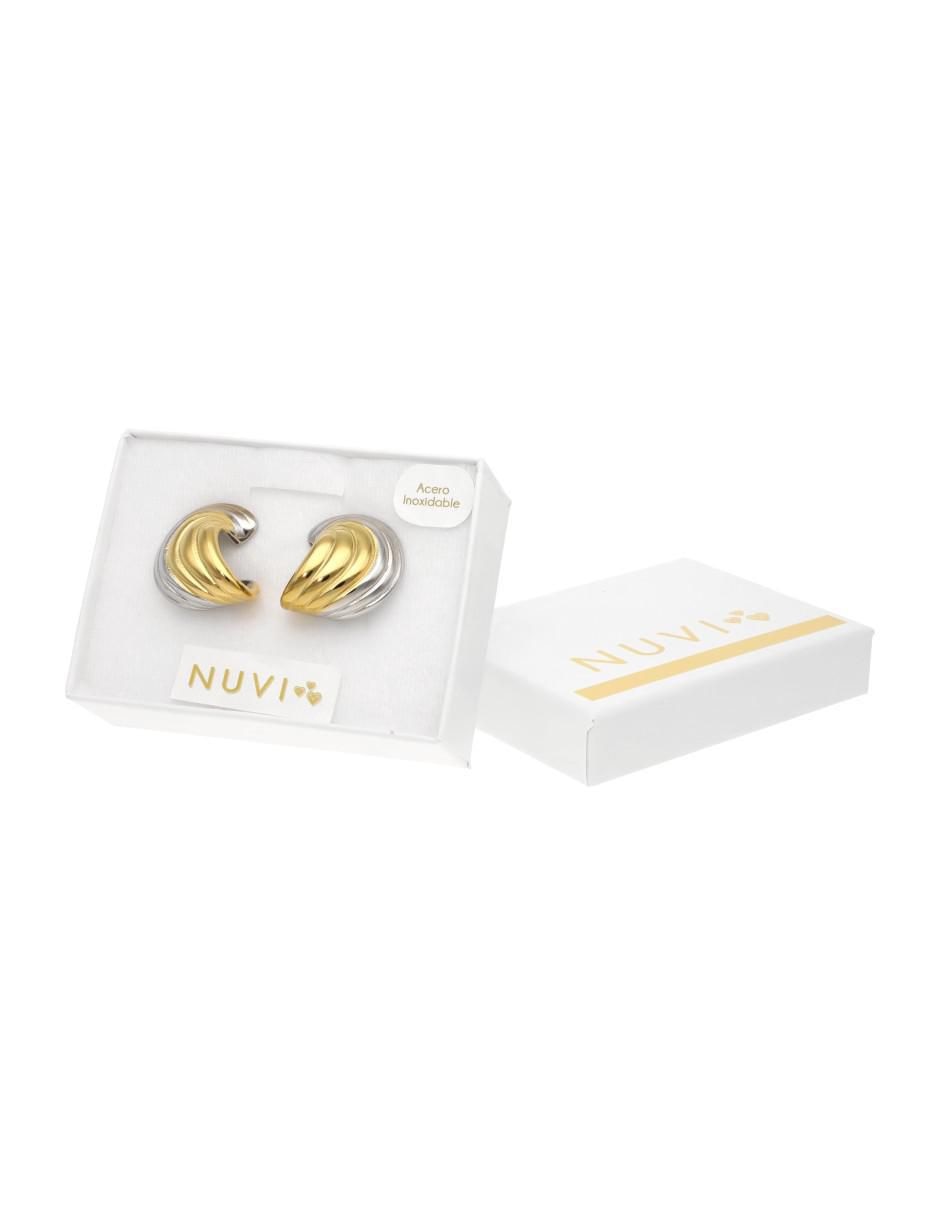 Aretes con acabado brillante 2