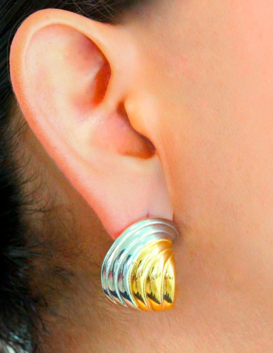 Aretes con acabado brillante 5